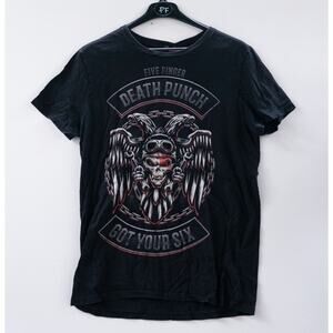 NWOT Five Finger Death Punch Graphic Band Tee Adult Size Small